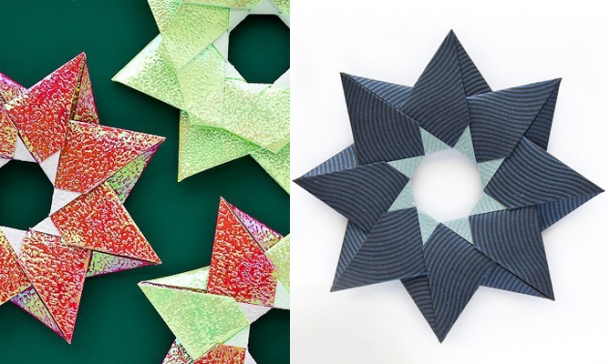 Como Criar Enfeites de Natal Origami (5)